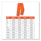 GloWear 8925 Class E Hi-Vis Thermal Pants, 5X-Large, Orange (EGO24449) Each