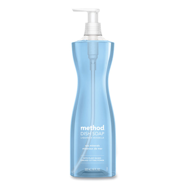 Method Dish Soap Pump, Hour-Glass Bottle Shape, Sea Minerals Scent, 18 oz Pump Bottle (MTH318972EA) Each
