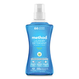 Method Laundry Detergent, Fresh Air Scent, 53.5 oz Bottle, 4/Carton (MTH318025) Case of 4
