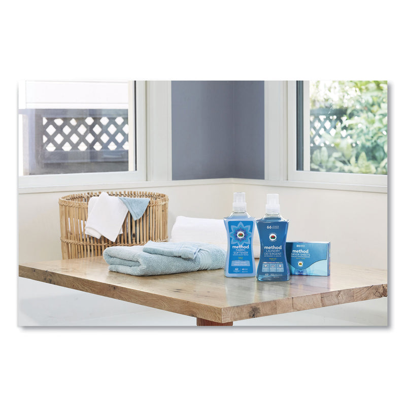 Method Laundry Detergent, Fresh Air Scent, 53.5 oz Bottle, 4/Carton (MTH318025) Case of 4