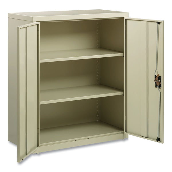 Alera® Economy Assembled Storage Cabinets, 3 Shelves, 36" x 18" x 42", Putty (ALEHCM4218PY) Each