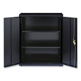 Alera® Economy Assembled Storage Cabinets, 3 Shelves, 36" x 18" x 42", Black (ALEHCM4218BK) Each