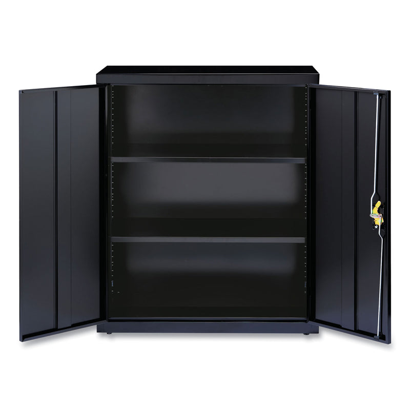 Alera® Economy Assembled Storage Cabinets, 3 Shelves, 36" x 18" x 42", Black (ALEHCM4218BK) Each