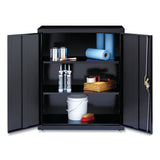 Alera® Economy Assembled Storage Cabinets, 3 Shelves, 36" x 18" x 42", Black (ALEHCM4218BK) Each