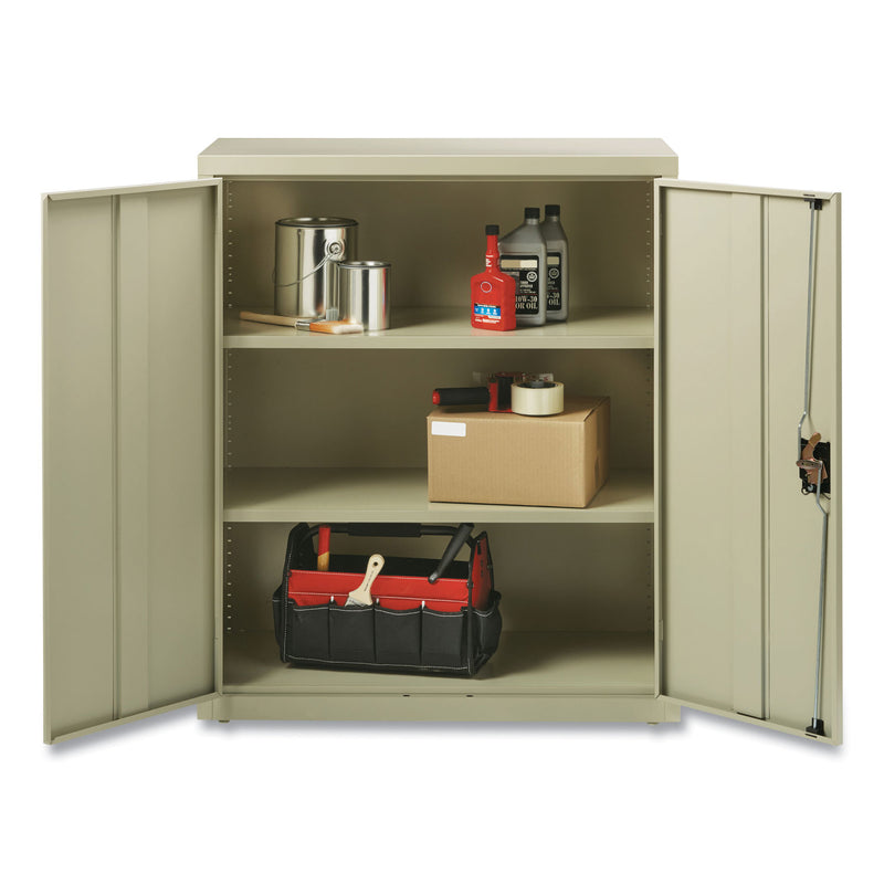 Economy Assembled Storage Cabinets, 3 Shelves, 36" x 18" x 42", Putty (ALEHCM4218PY) Each