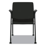HON Ignition Series Guest Chair with Arms, Polyester Fabric Seat, 25" x 21.75" x 33.5", Black (HONIS109HCU10) Each