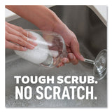 Scotch Brite Greener Clean Recycled Scrubbing Circle, 3.5" Diameter, 0.7" Thick, White, 3/Pack (MMM215GC) Pack of 3