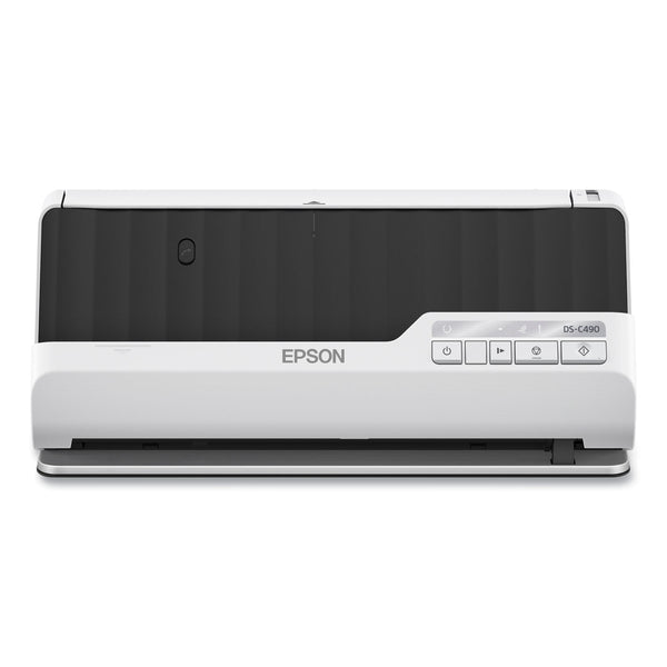 Epson® DS-C490 Color Compact Desktop Document Scanner, 660 dpi Optical Resolution, 20-Sheet Auto Document Feeder (EPSB11B271201)