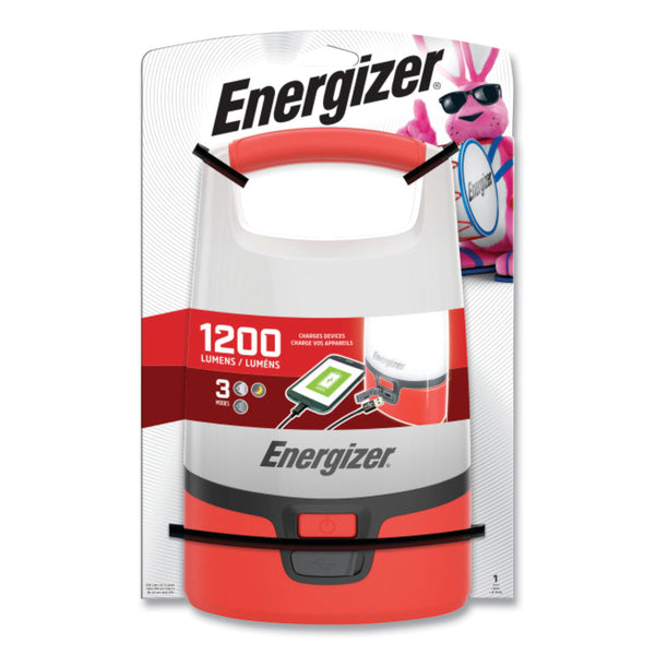 Energizer Vision LED USB Lantern, 4 D Batteries  (Sold Separately), Red/White (EVEENALU451E) Each