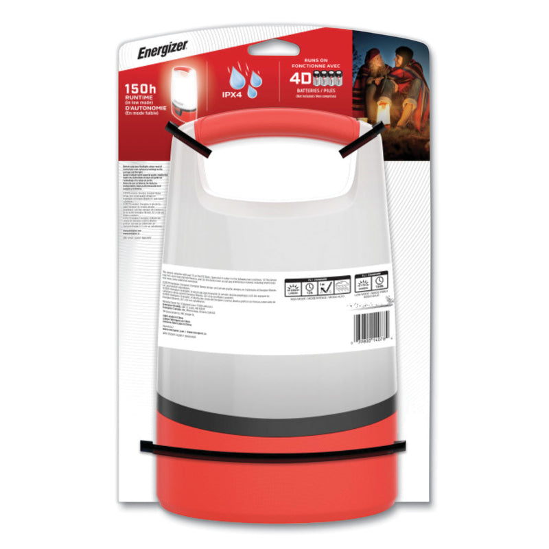 Energizer Vision LED USB Lantern, 4 D Batteries  (Sold Separately), Red/White (EVEENALU451E) Each