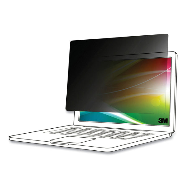 3M Bright Screen Privacy Filter for 14" Widescreen 2-in-1, 16:10 Aspect Ratio (MMMBP140W1B) Each