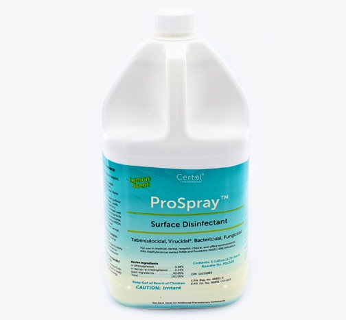 ProSpray™ Surface Disinfectant Cleaner Antimicrobial Manual Pour Liquid 1 gal. Jug Lemon Scent NonSterile (1009380_EA) 1/EA