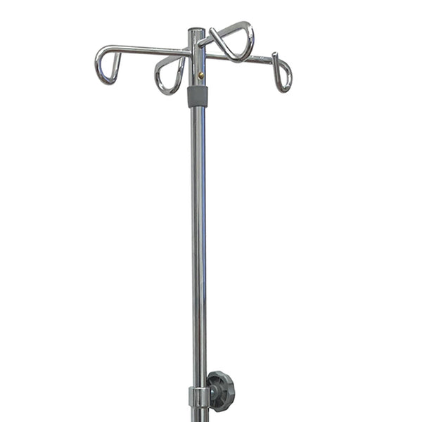 McKesson IV Stand Floor Stand 4 Hooks 5 Legs with Casters (1223673_CS) 1/CS