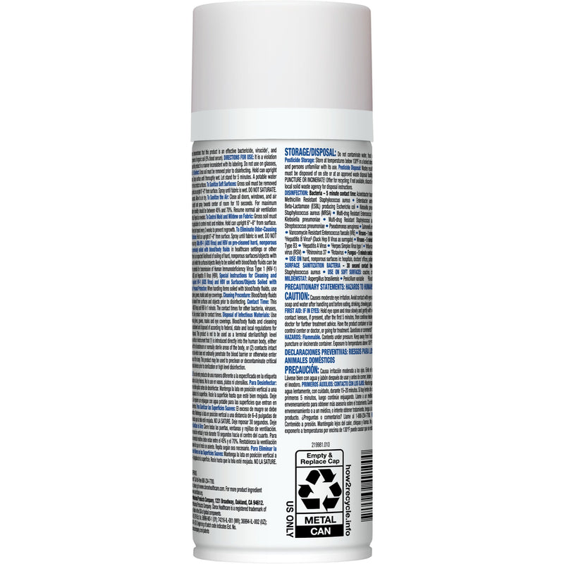 Clorox Healthcare® Citrace® Hospital Surface Disinfectant / Sanitizer Alcohol Based Aerosol Spray Liquid 14 oz. Can Citrus Scent NonSterile (156486_CS) 12/CS