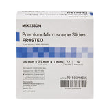 McKesson Microscope Slide 25 X 75 X 1 mm Frosted End (938362_BX) 72/BX