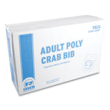 AmerCareRoyal® Heavyweight Poly Aprons, Crab Design, One Size Fits All, White/Red, 500/Box, 5 Boxes/Carton (RPPPB24) Case of 2500
