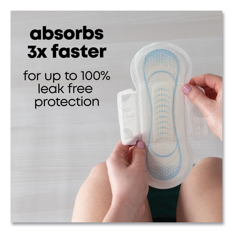 Kotex® U by Kotex Security Regular Ultrathin Pad with Wings, Unscented, 36/Pack (KCM53631) Pack of 36