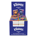 Kleenex® On The Go Packs Facial Tissues, 3-Ply, White, 10/Pouch, 16 Pouches/Pack, 6 Packs/Carton (KCM54635) Case of 6