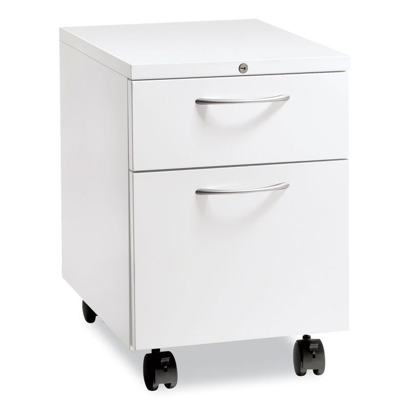 HON Flagship Mobile Pedestal, Left/Right, 2 Drawer: Box/File, Letter, White, 15 x 22.88 x 22 (HON15923ALPJW) Each
