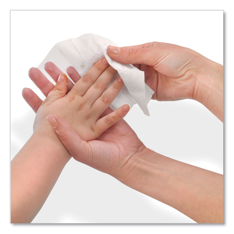 Purell Hand Sanitizing Wipes, 7 x 6, Clean Scent, White, 40/Canister, 6/Carton (GOJ912006CMR01) Case of 6