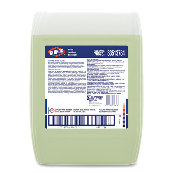 P&G Pro Line Clorox Bleach Laundry Additive, 5 gal Closed Loop Container (PPL70678) Each