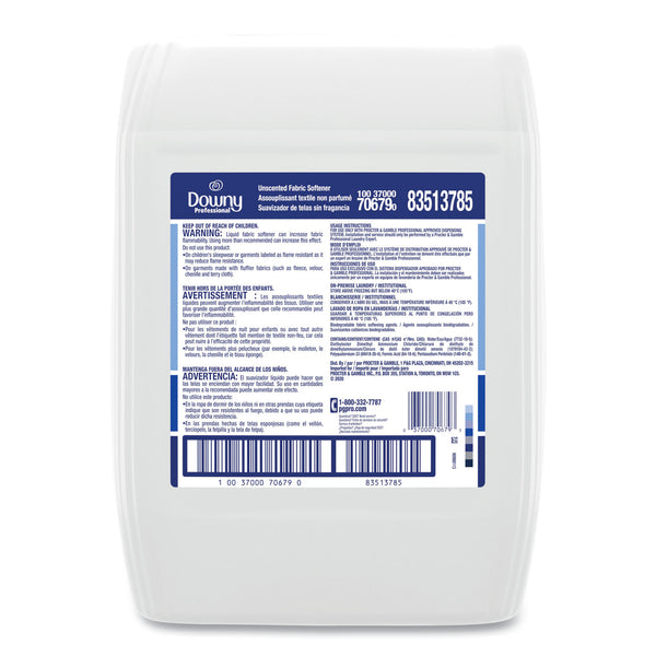 P&G Pro Line Downy Professional Unscented Fabric Softener, 5 gal Closed-Loop Container (PPL70679) Each
