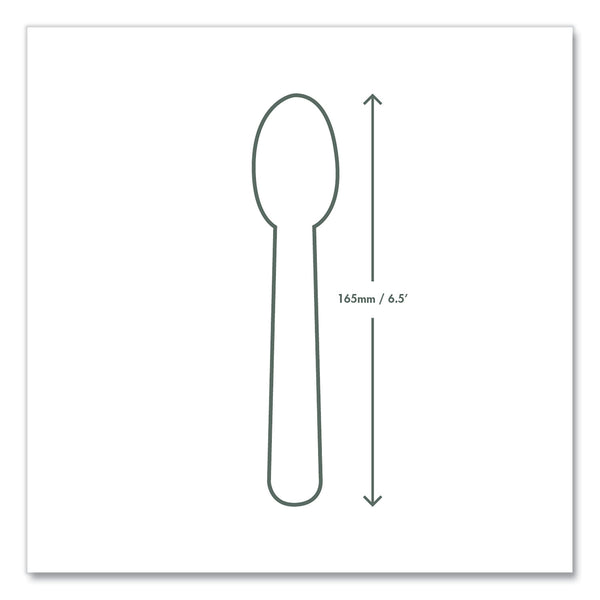 Vegware White CPLA Cutlery, Spoon, 1,000/Carton (VEGVWSP65) Case of 1000