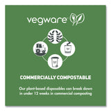 Vegware White CPLA Cutlery, Fork, 1,000/Carton (VEGVWFK65) Case of 1000