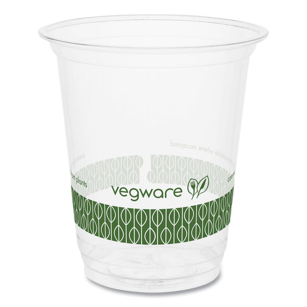 Vegware 76-Series Cold Cup, 7 oz, Clear/Green, 1,000/Carton (VEGR200G) Case of 1000