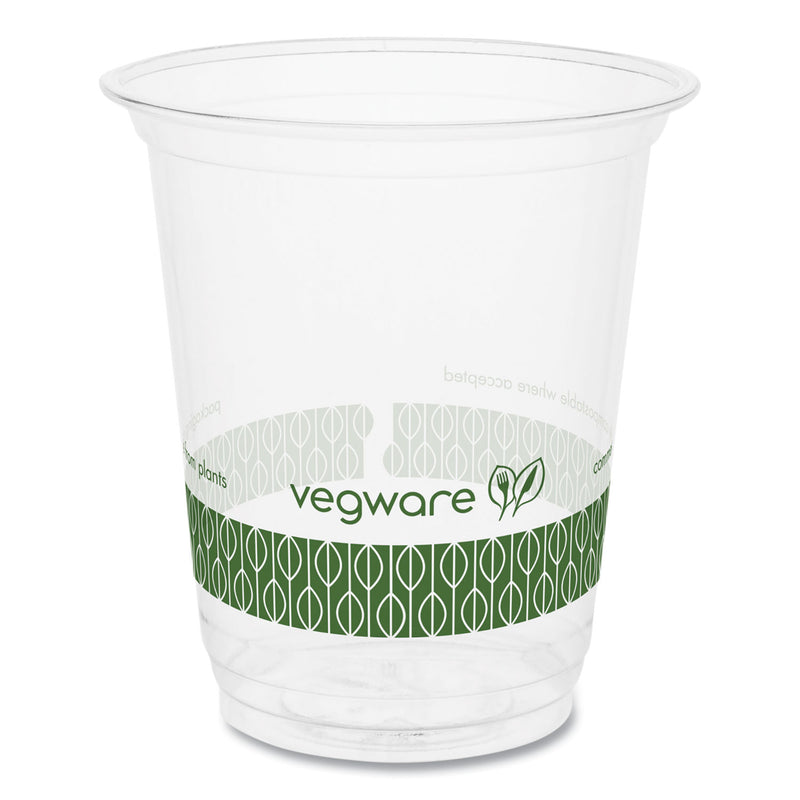 Vegware 76-Series Cold Cup, 7 oz, Clear/Green, 1,000/Carton (VEGR200G) Case of 1000