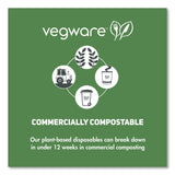 Vegware White CPLA Cutlery, Knife, 1,000/Carton (VEGVWKN65) Case of 1000