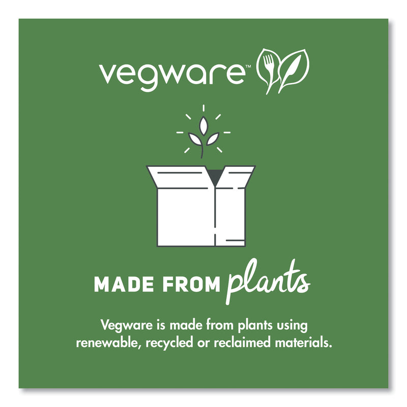 Vegware White CPLA Cutlery, Fork, 1,000/Carton (VEGVWFK65) Case of 1000