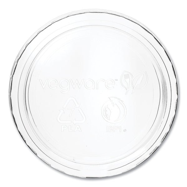 Vegware Portion Pot Lids, Fits 2 oz to 4 oz Portion Pots, Clear, 2,000/Carton (VEGCF736) Case of 2000