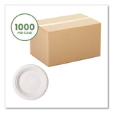 Nourish Molded Fiber Tableware, Compostable, Plate, Sugarcane, 6" dia, White, 1,000/Carton (VEGVWP016NFA) Case of 1000