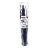 Fabri-Kal Portion Cups, 4 oz, Black, 125/Sleeve, 20 Sleeves/Carton (FABPC400B) Case of 20