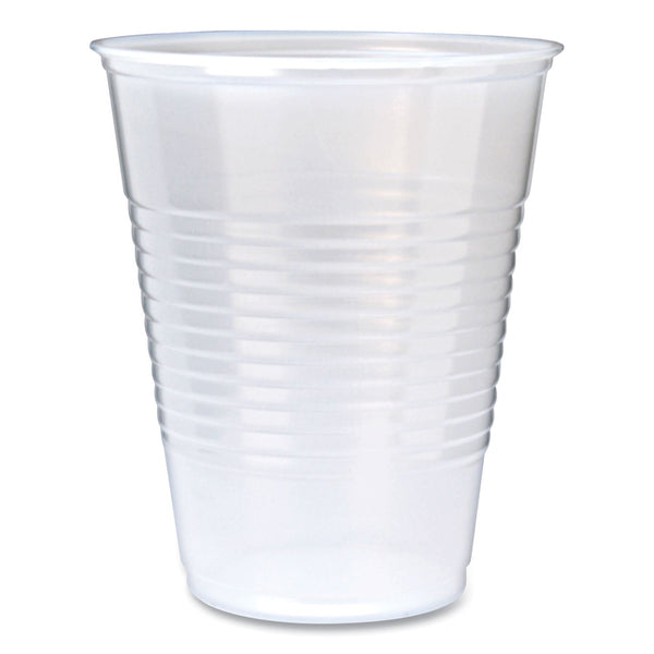 Fabri-Kal RK Ribbed Cold Drink Cups, 9 oz, Clear, 100/Sleeve, 25 Sleeves/Carton (RK9) Case of 2500