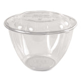 Renewable and Compostable Salad Bowls with Lids, 48 oz, Clear, Plastic, 150/Carton (ECOEPSB48) Case of 150