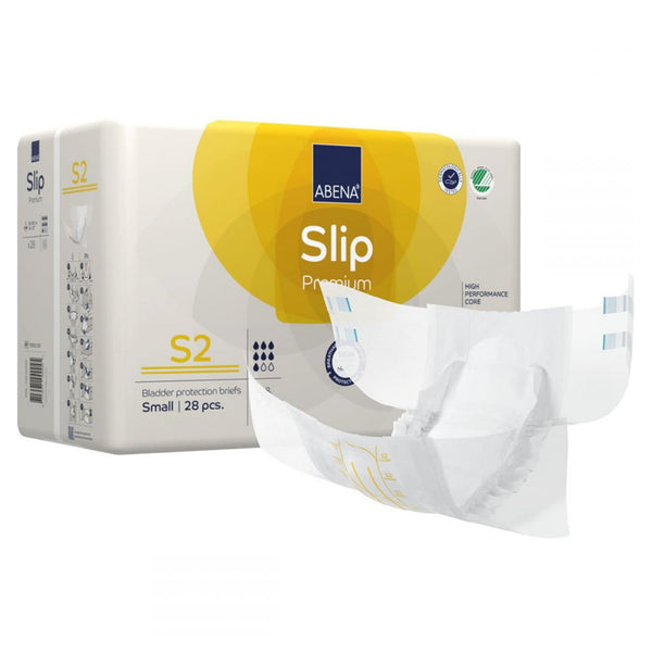 Abena® Slip Premium S2 Unisex Adult Incontinence Brief Small Disposable Heavy Absorbency (1218197_PK) 28/PK