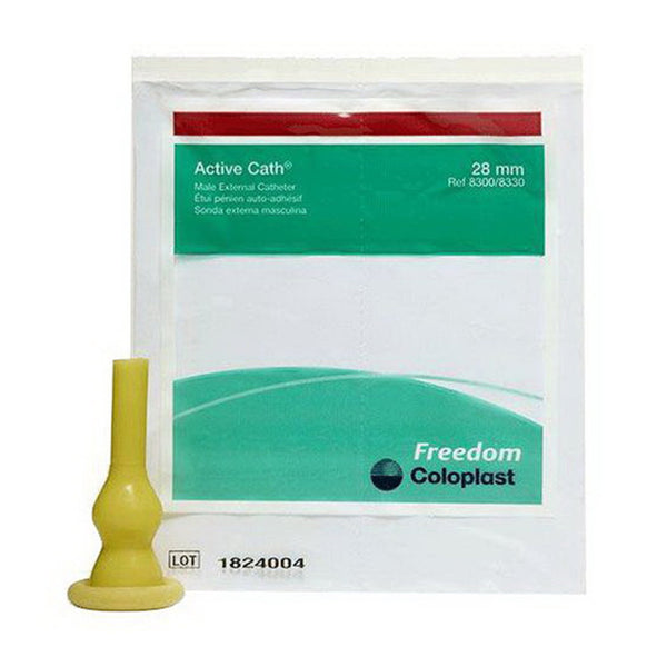 Active Cath® Male External Catheter Self-Adhesive Strip Latex Medium (179395_EA) 1/EA