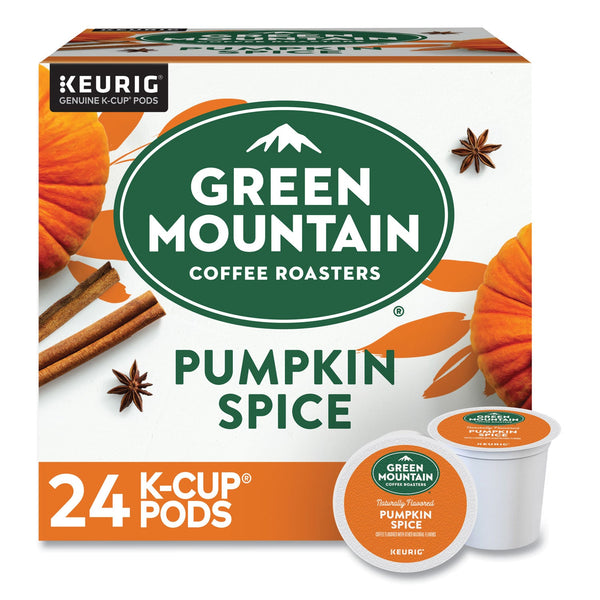 Green Mountain Coffee® Fair Trade Certified Pumpkin Spice Flavored Coffee K-Cups, 24/Box (GMT6758) Box of 24