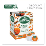 Green Mountain Coffee® Fair Trade Certified Pumpkin Spice Flavored Coffee K-Cups, 96/Carton (GMT6758CT) Case of 96