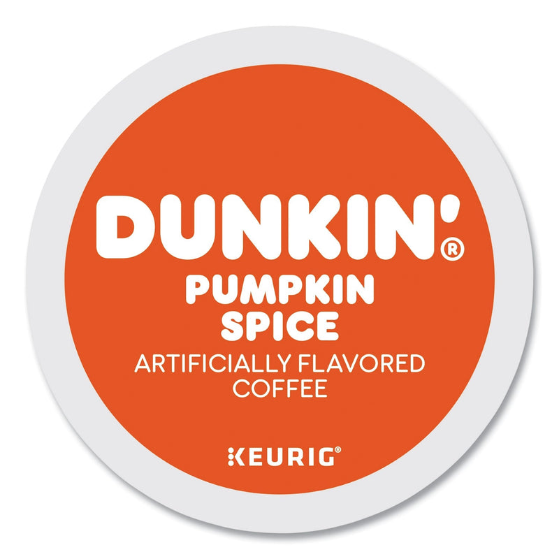 Dunkin Donuts® K-Cup Pods, Pumpkin Spice, 22/Box (GMT7596) Box of 24