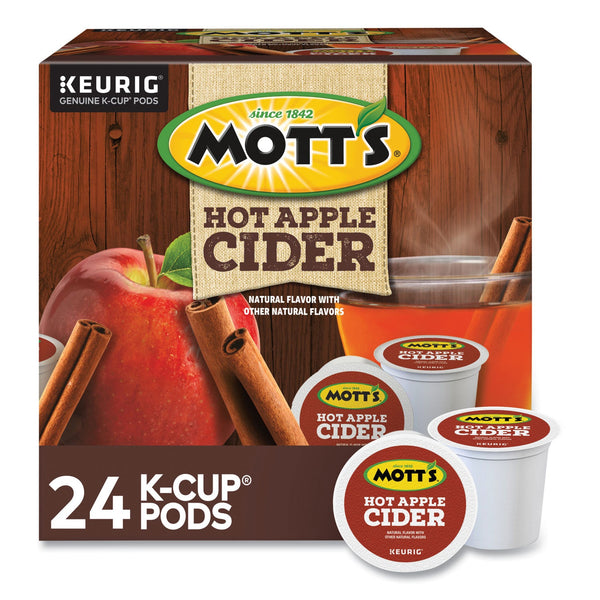 Mott's® Hot Apple Cider K-Cup Pods, 1 oz K-Cup Pod, 24/Box (GMT8604) Box of 24