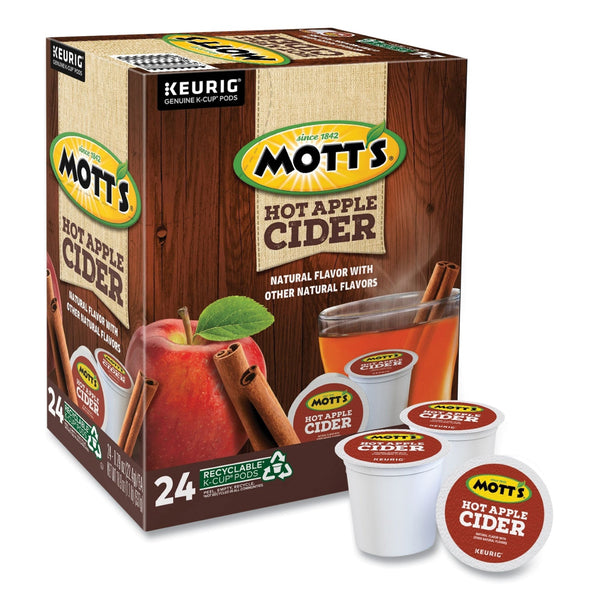 Mott's® Hot Apple Cider K-Cup Pods, 1 oz K-Cup Pod, 24/Box (GMT8604) Box of 24