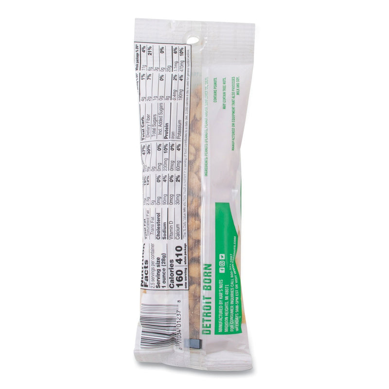 Kar's Peanuts, Salted, 2.5 oz Packet, 12/Box (KARSN08237) Box of 12
