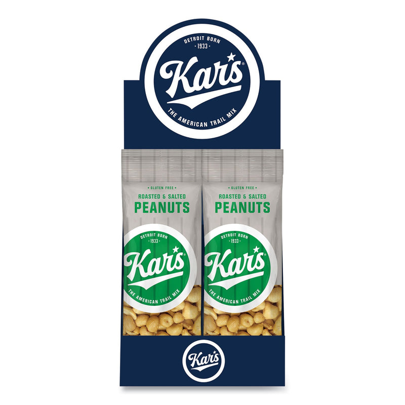 Kar's Peanuts, Salted, 2.5 oz Packet, 12/Box (KARSN08237) Box of 12