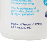 Bedside-Care® Rinse-Free Shampoo and Body Wash 8.1 oz. Pump Bottle Unscented (1077625_EA) 1/EA
