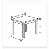 HON 80000 Laminate Occasional End Table, Rectangular, 24w x 20d x 20h, Pinnacle (HON80193PINC) Each