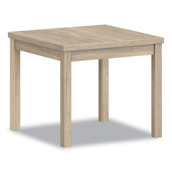 HON 80000 Laminate Occasional End Table, Rectangular, 24w x 20d x 20h, Kingswood Walnut (HON80193LKI1) Each