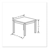 HON 80000 Series Laminate Occasional Corner Table, 24w x 24d x 20h, Pinnacle (HON80192PINC) Each